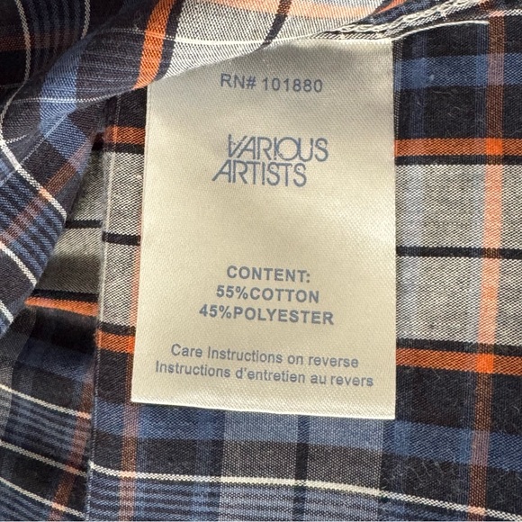 Mens Pearl Snap Collared Shirt - Long Sleeve Retro Plaid Slim Fit Men’s XXL - Picture 4 of 8